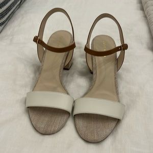 Cole Haan two tone sandals